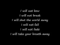 Download Lagu Breaking Benjamin - I Will Not Bow (Lyrics)