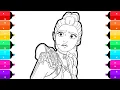 KPop Demon Hunters Coloring Pages Rumi Coloring Tutorial