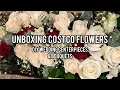 UNBOXING WHOLESALE BULK FLOWERS FROM COSTCO FOR WEDDING Roses Greenery and Fillers under 250