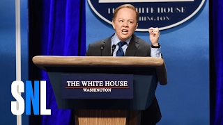 sean spicer press conference melissa mccarthy snl