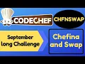 CHFNSWAP September long challenge 2020 Chefina and Swap Codechef Solution Code