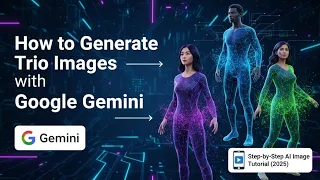 How To Generate Trio Images With Google Gemini Step By Step AI Image Tutorial 2025 