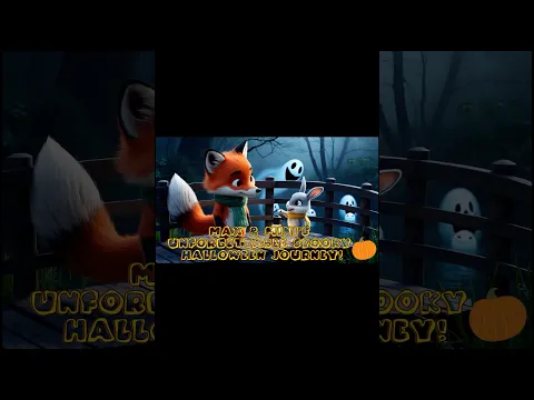 Join Max and Mini on a Spooky Forest Adventure! Will They Arrive at the Party in Time? 🌙🎃 #halloween