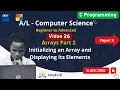 26 Initializing an Array and Displaying Its Elements