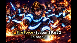 fire force season 3 part 2 episode 3 shinra u0026 sho oda unmai