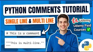 3 Python Comments Tutorial Single Line Multi Line Comments in Python Udemy Paid Courses