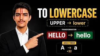 Uppercase to lowercase Using Just ONE Simple Trick LeetCode 709