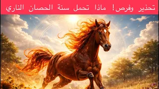 تحذير وفرص  ماذا تحمل سنة الحصان الناري        دندنها