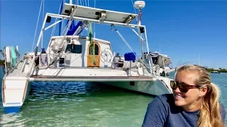 Our Catamaran Is Our Home – Our Catamaran Boat Tour