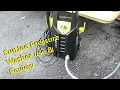 Sunjoe power washer review how to put it together what to use it for safety tips car wash V0TD