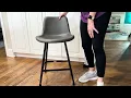Honest Review of Counter Height Modern Bucket Barstools Set of 4