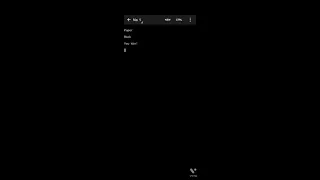 Rock Paper Scissors QPython Android