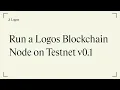Run a Logos Blockchain Node on Testnet v0 1 Full Setup Guide Raspberry Pi Laptop