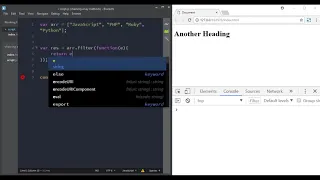 Chaining array methods in JavaScript