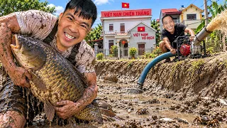 PHD - Trận Chiến Hút Ao Bắt Cá - Bất Ngờ Với Kích Thước Của Cá