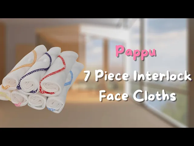 7 Piece Interlock Face Cloths