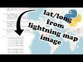 Lightning map coordinates in Python