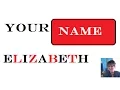 Elizabeth 1st Name Meaning