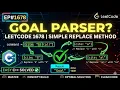 LeetCode 1678 Goal Parser Simple Replace Method Explained