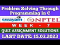 Problem solving through Programming In C NPTEL Week 7 Assignment 7 Solution Jan 2023