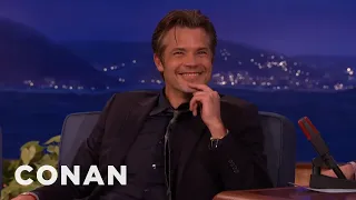 Timothy Olyphant Outs The One D-Bag On Justified CONAN on TBS