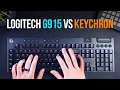 Logitech G915 vs Keychron Keyboards Sound Test Comparison