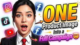 This AI Turns ONE Product Image Into a Full Campaign 🤯 (invideo Tutorial)