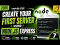 Create Your First Server Using Node js Express 2026 Beginner Tutorial