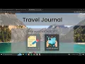 Travel Journal Using PHP and MySQL with Source Code