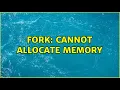 fork Cannot allocate memory