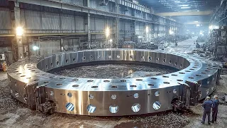 Inside Full Process of Heavy Metal Fabrication - How Thousands Tons of Hydraulic Pressure Working