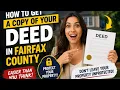 How to get a copy of your deed in Fairfax County
