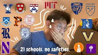 COLLEGE DECISION REACTIONS ivies MIT CalTech T20s and more