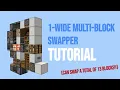 1-WIDE MULTI-BLOCK SWAPPER TUTORIAL IN MINECRAFT