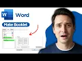 How to Make a Booklet in MS Word Print A5 Booklet on A4 Paper 2026 Step by Step Guide