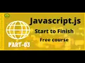 JavaScript full basic to advance course in bangla tutorials 2020 parseFloat floating num part-03