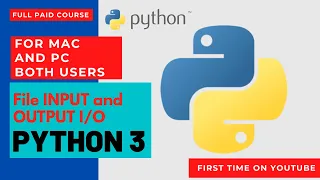 File INPUT and OUTPUT in Python 3 Coding for Kids Python Learn to Code with 50 Awesome Games