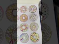 Spring Donuts Large Print Easy Color Frame - Mindfulness Adult Coloring Book Amazon