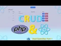 React CRUD operations using PHP API and MySQLi PHP REST API CRUD in React PHP Part 1