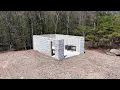 New garage concrete