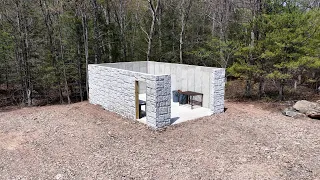 New garage concrete