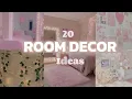 20 room decor ideas