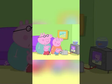 A surpresa do George com o novo brinquedo 🎥 #peppapig #familia #shorts