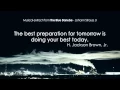 Daily Quote by H Jackson Brown Jr