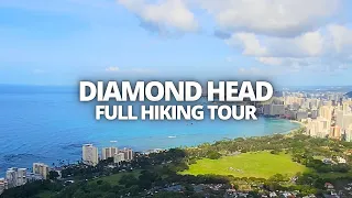 Exploring Diamond Head in Honolulu Hawaii Oahu USA Hiking Tour