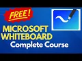 How to Use Microsoft Whiteboard - FREE complete starter course