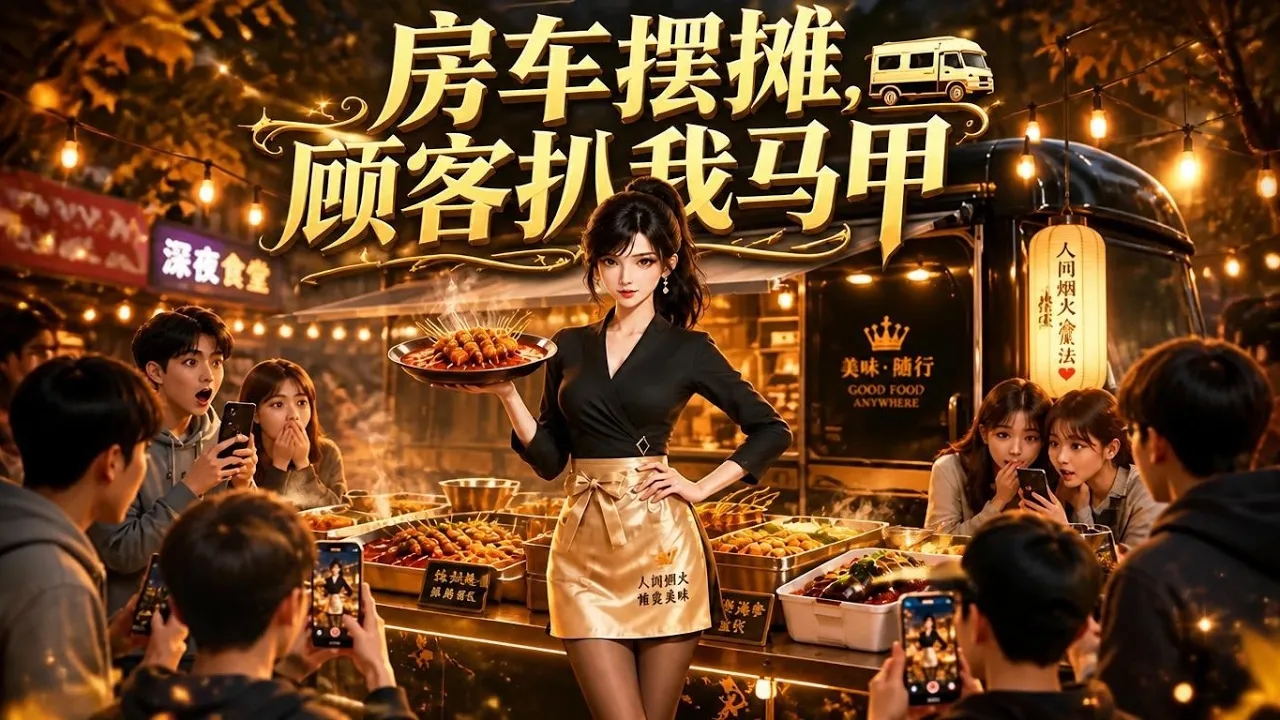 房车摆摊,顾客扒我马甲