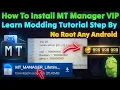 How To Install And Use MT Manager VIP Learn Modding Tutorial Step By Step No Root