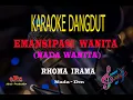 Lagu Karaoke Emansipasi Wanita Nada Wanita - Rhoma Irama (Karaoke Dangdut Tanpa Vocal)