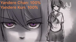 Yandere Chan vs Yandere Kun With Healthbars